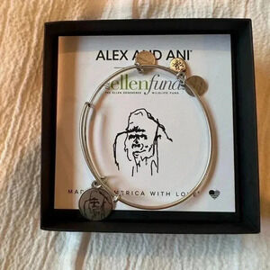 ⭐️ NIB - Alex and Ani - Ellen Degenerous Elephant fund bracelet.